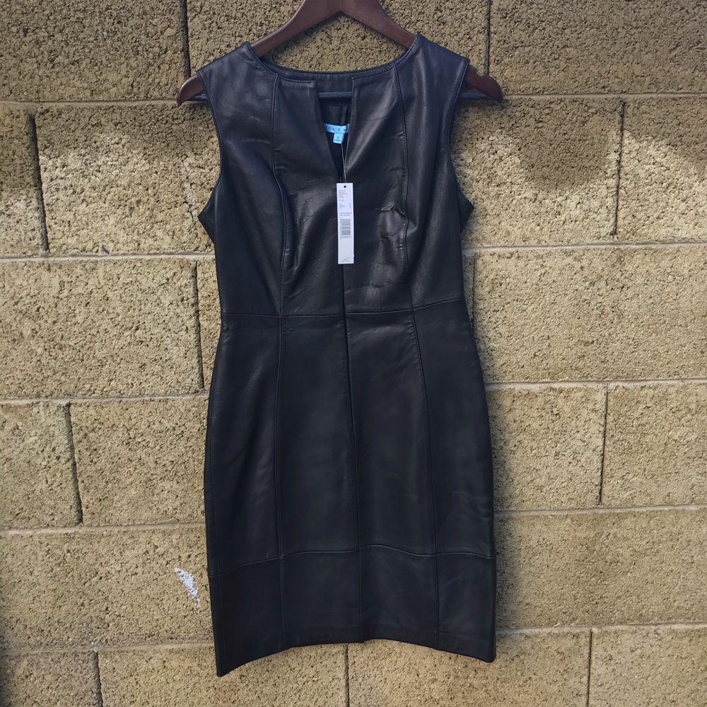 Antonio melani leather dress